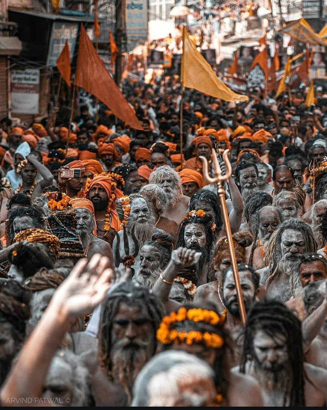 Pilgrims gathered at the Simhastha Kumbh Mela in Ujjain