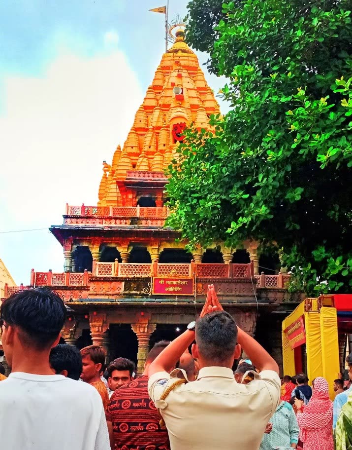 Mahakaleshwar Jyotirlinga temple shikhara, Ujjain